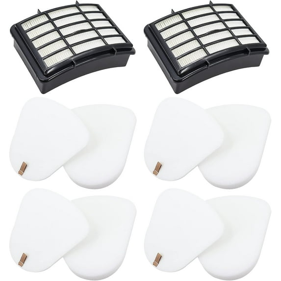 for Shark NV360 NV356E NV352 Navigator Lift-Away Deluxe Upright Vacuum Replacement Filter, NV350 NV351 NV355 NV357 NV370 NV391 UV440 UV490 UV500 UV540 UV541 UV550 XFF350, 16 Foam +4 HEPA Filters