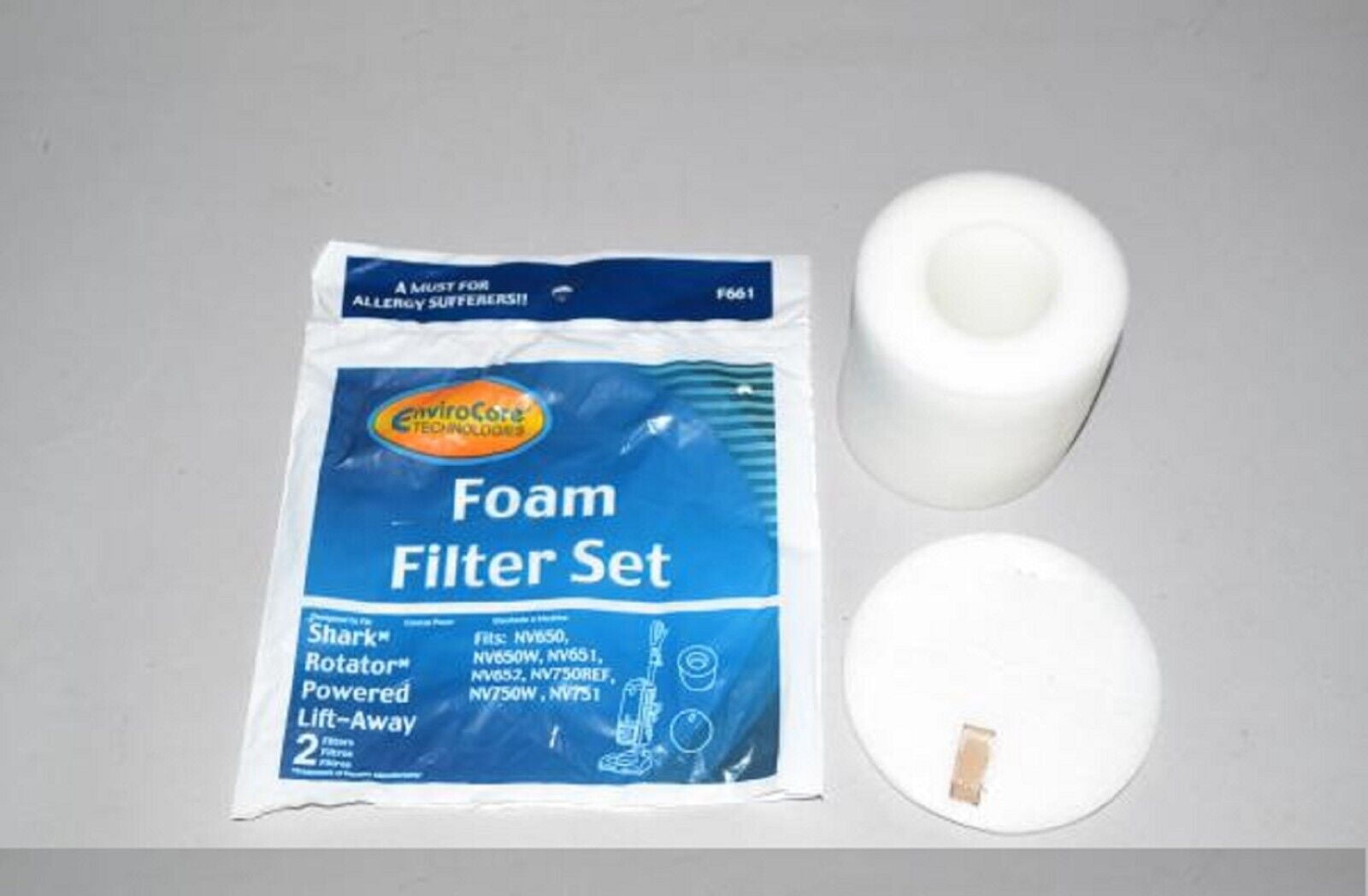 Shark NV650,651,652,750,751 Filter Set Shark Vacuum Cleaner XFF650