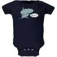 thumbnail image 1 of Shark Nailed It Hammerhead Funny Pun Soft Baby One Piece Navy 3-6 M, 1 of 1