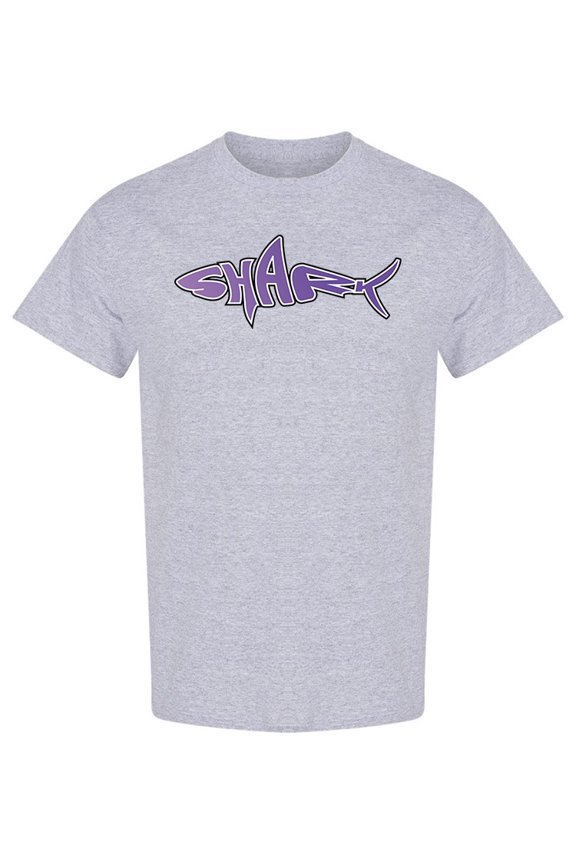 Shark Name Icon T-Shirt Men -Image by Shutterstock, Male Medium