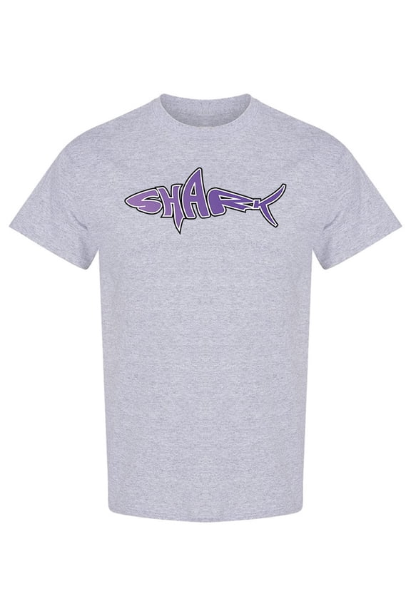 Shark Name Icon T-Shirt Men -Image by Shutterstock, Male Small