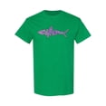 thumbnail image 1 of Shark Name Icon T-Shirt Men -Image by Shutterstock, Male Small, 1 of 2