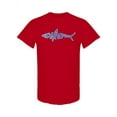 thumbnail image 1 of Shark Name Icon T-Shirt Men -Image by Shutterstock, Male Small, 1 of 2