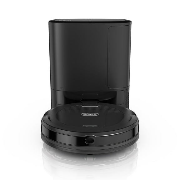 Open Box Shark Navigator Robot Vacuum, Self-Empty Base with Bagless, 45-Day Capacity Self-Empty Base and SmartPath Navigation, Black RV2100AE