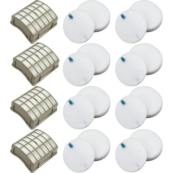 For Shark Navigator dlx Filter NV60 NV70 NV80 Replacement Filters,NV70 26,NV71,NV90,UV420 NV90 26 NV95 NV80 and NVC80C.4+4 Foam Filters + 2 HEPA Filters