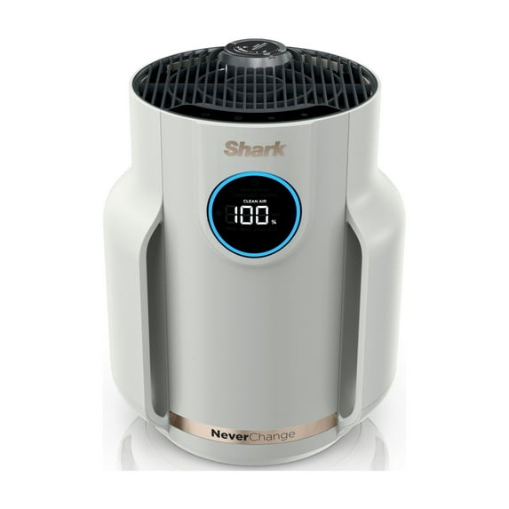 Shark NeverChange Compact Pro 250 Sq Ft HEPA Air Purifier, 5-Year HEPA-Exceeding Filter, Captures Pollutants, Pet Dander, Dust, and Smoke, HP072 Dove