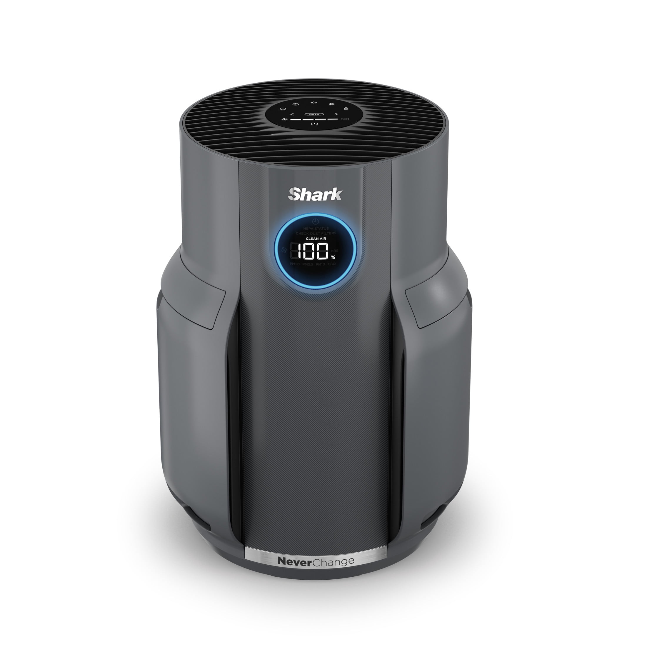 Shark NeverChange 500 St Ft HEPA Air Purifier, 5-Year HEPA-Exceeding Filter, Captures Pollutants, Pet Dander, Dust, and Smoke, HP150 Gray