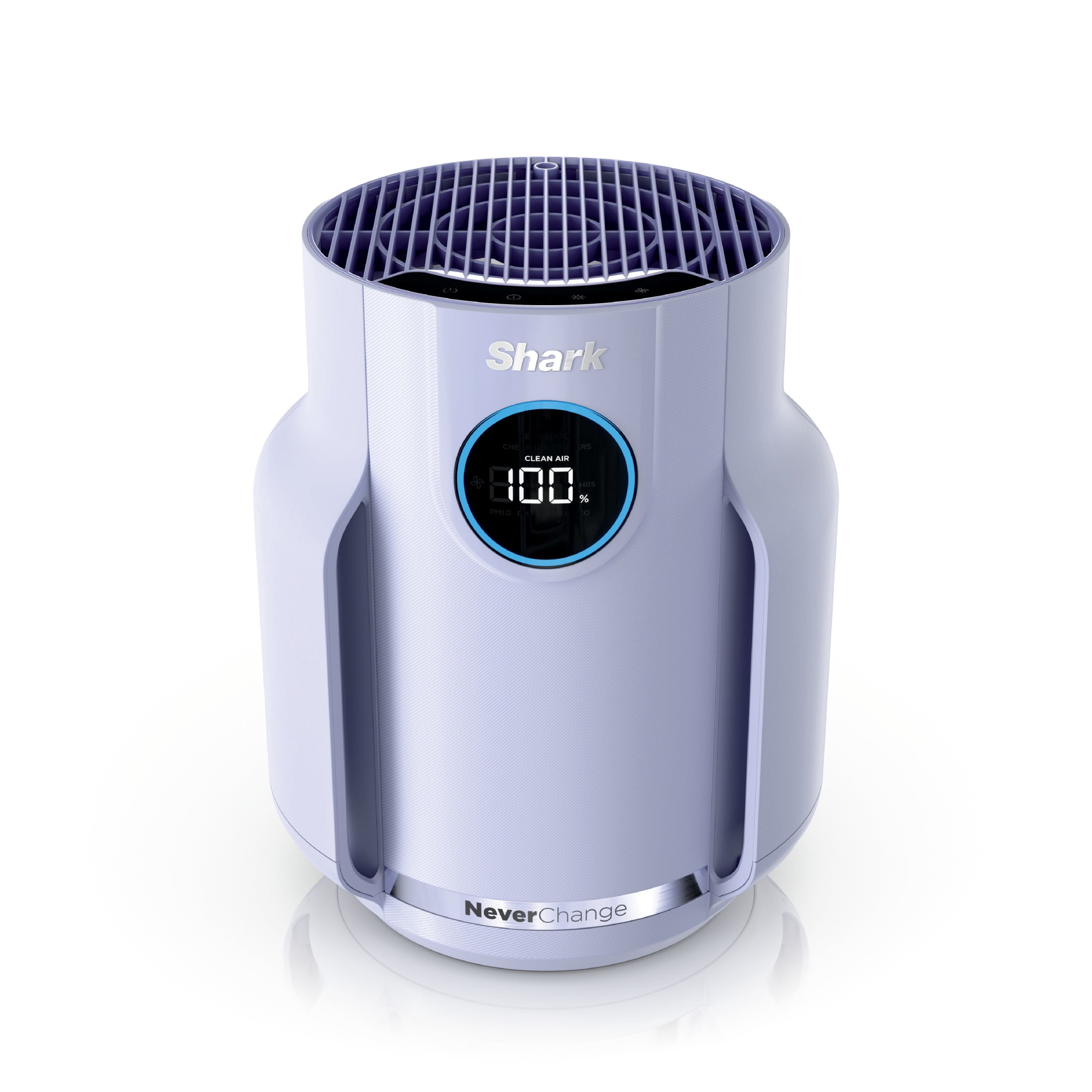 Shark NeverChange Compact Pro 250 Sq Ft HEPA Air Purifier, 5-Year HEPA-Exceeding Filter, Captures Pollutants, Pet Dander, Dust, and Smoke, HP070PU Lilac