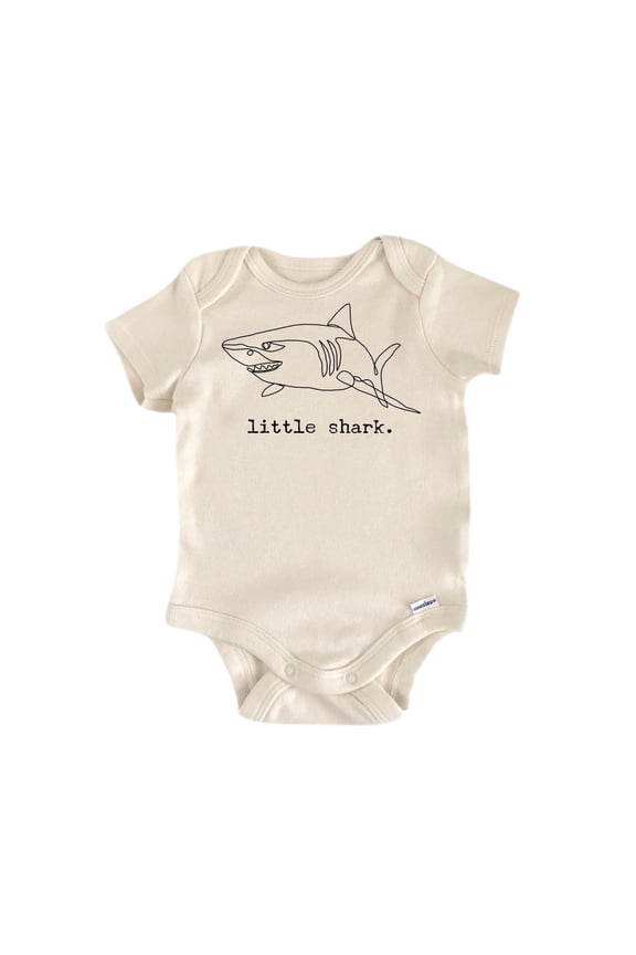 Shark Newborn Baby Bodysuit