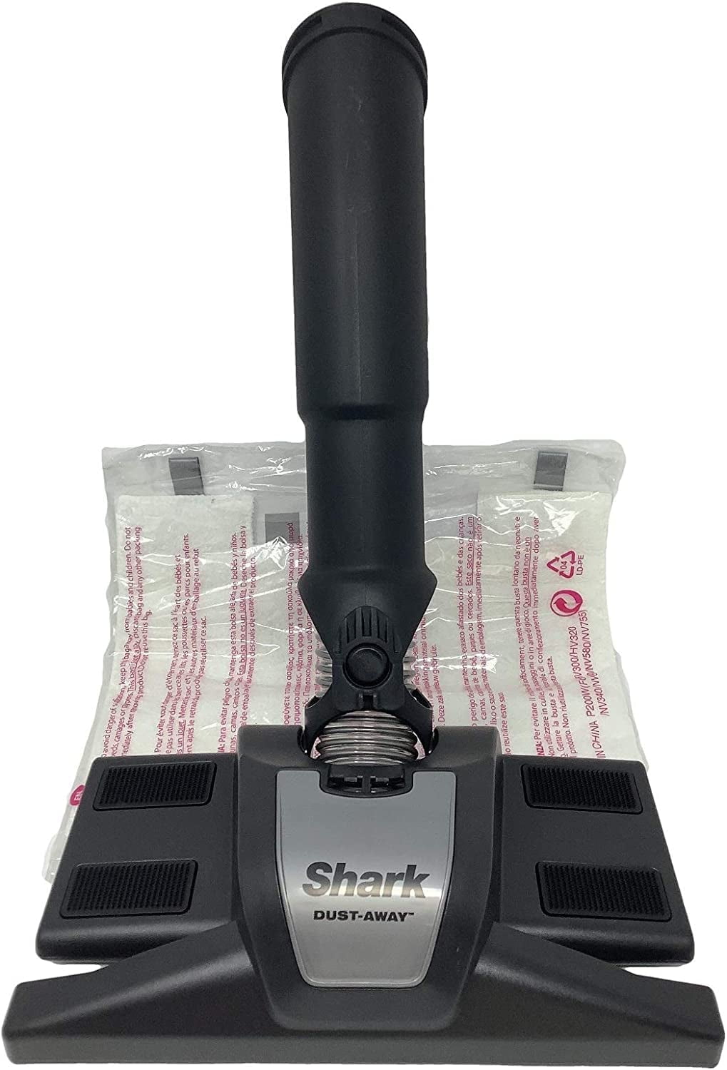 Genuine Shark Dust-Away Hard Floor Head Attachment with Microfiber Pad for NV750 NV650 NV650W NV651 NV651Q NV652 NV652C NV751 NV752 NV752BRN NV753 NV753C NV755 NV760 NV765 Rotator Lift-Away Vacuum