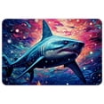 thumbnail image 1 of Shark Non-Slip Polyester Door Carpet Bath Rugs Floor Mat Machine Washable, 1 of 1