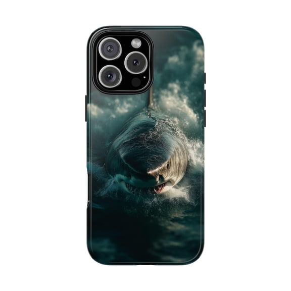 Shark Ocean Deep Blue Predator Phone Case for iPhone 17 16 15 14 13 12 11 Pro Max