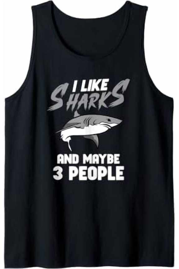 Shark Ocean Predator Sea Creature Tank Top Size S-3XL
