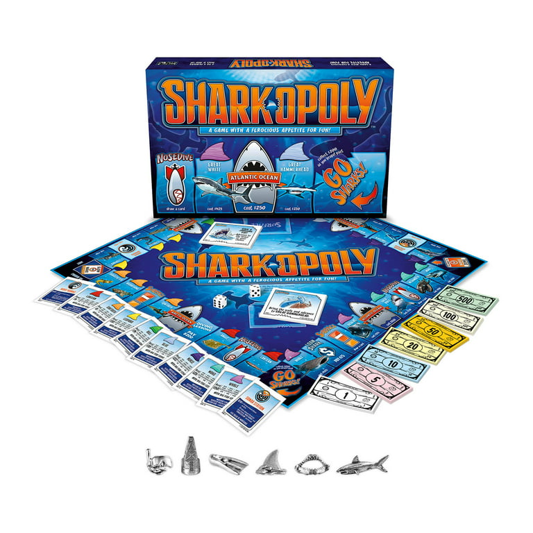 Shark Opoly Board Game, by Late for the Sky 