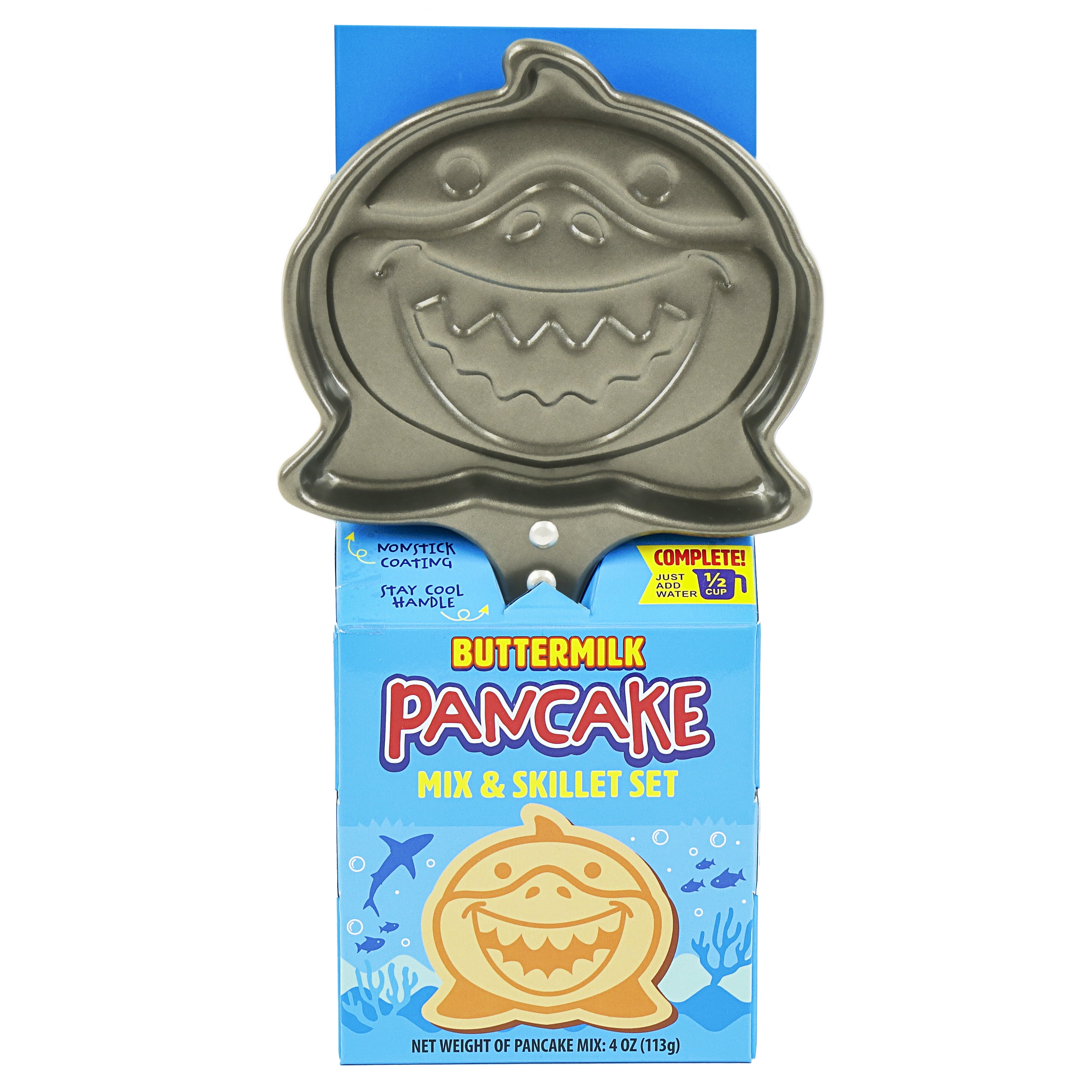 Shark Pancake Skillet with Pancake Mix