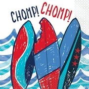 Shark Party Paper Luncheon Napkins, 6.5 in, 16ct