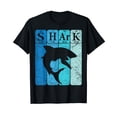 thumbnail image 1 of Shark Periodic Table Elements Retro Shark Selachimorphaphile T-Shirt, 1 of 5