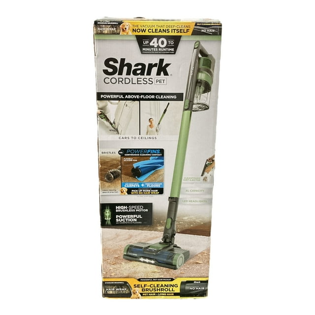 Shark Pet Cordless Stick Vacuum with PowerFins and SelfCleaning Brush