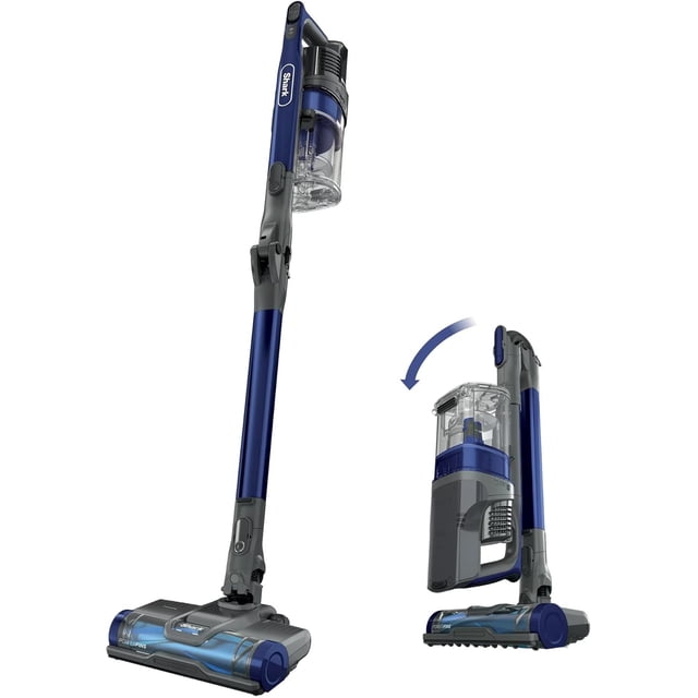 Shark IZ340H Pet Pro Cordless Stick Vacuum, MultiFLEX, Self-Cleaning Brushroll, HEPA Filtration, Blue