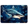 thumbnail image 1 of Shark Polyester Non-Slip Game Mat Area Rug Floor Carpet Machine Washable, 1 of 6