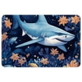 thumbnail image 1 of Shark Polyester Non-Slip Machine Washable Floor Mat: Outdoor Carpet Floor Mats, 1 of 6