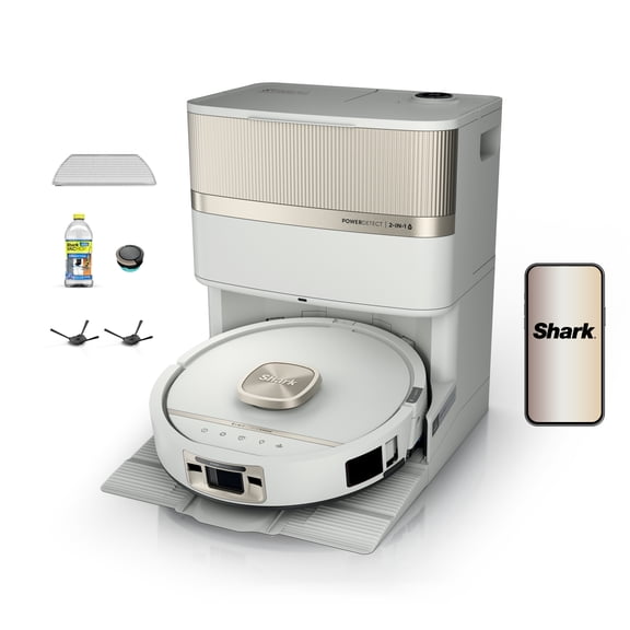 Shark PowerDetect UV Reveal 2-In-1 Vac & Mop - Luxe Collection, Ivory