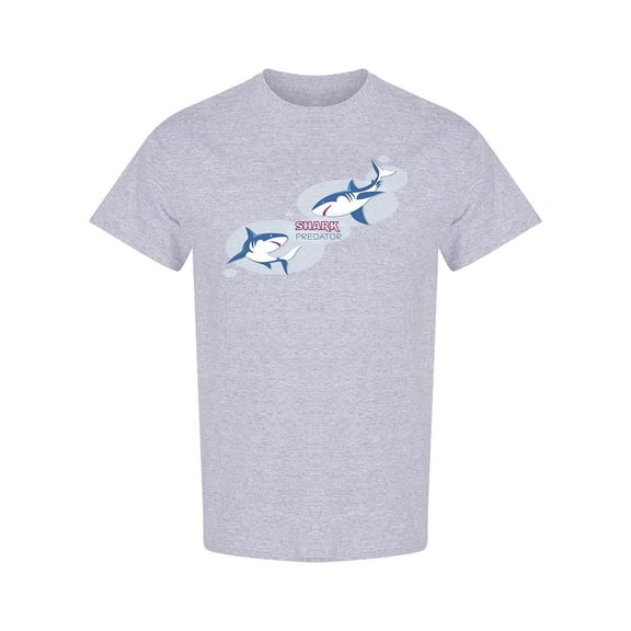 Shark Predator T-Shirt Men -Image by Shutterstock, Male 3X-Large