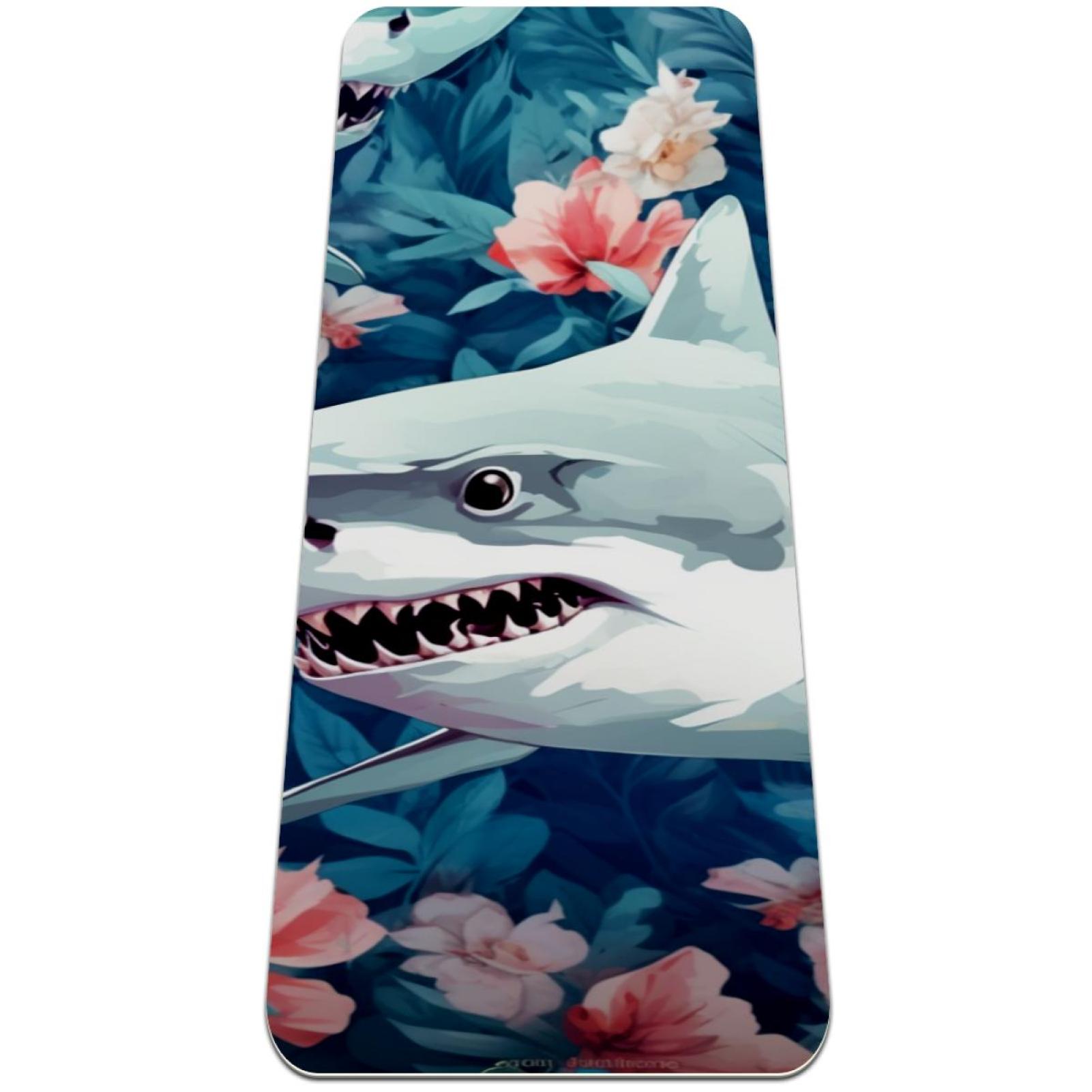 Shark Premium TPE Yoga Mat Exercise Mat for Yoga, Pilates, Home