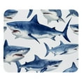 thumbnail image 1 of Shark Printed Square Mousepad Desk Pad Desk Mat, 8.3x9.8 Inch, Non-Slip Rubber Bottom, Suitable for Office and Gaming, 1 of 6