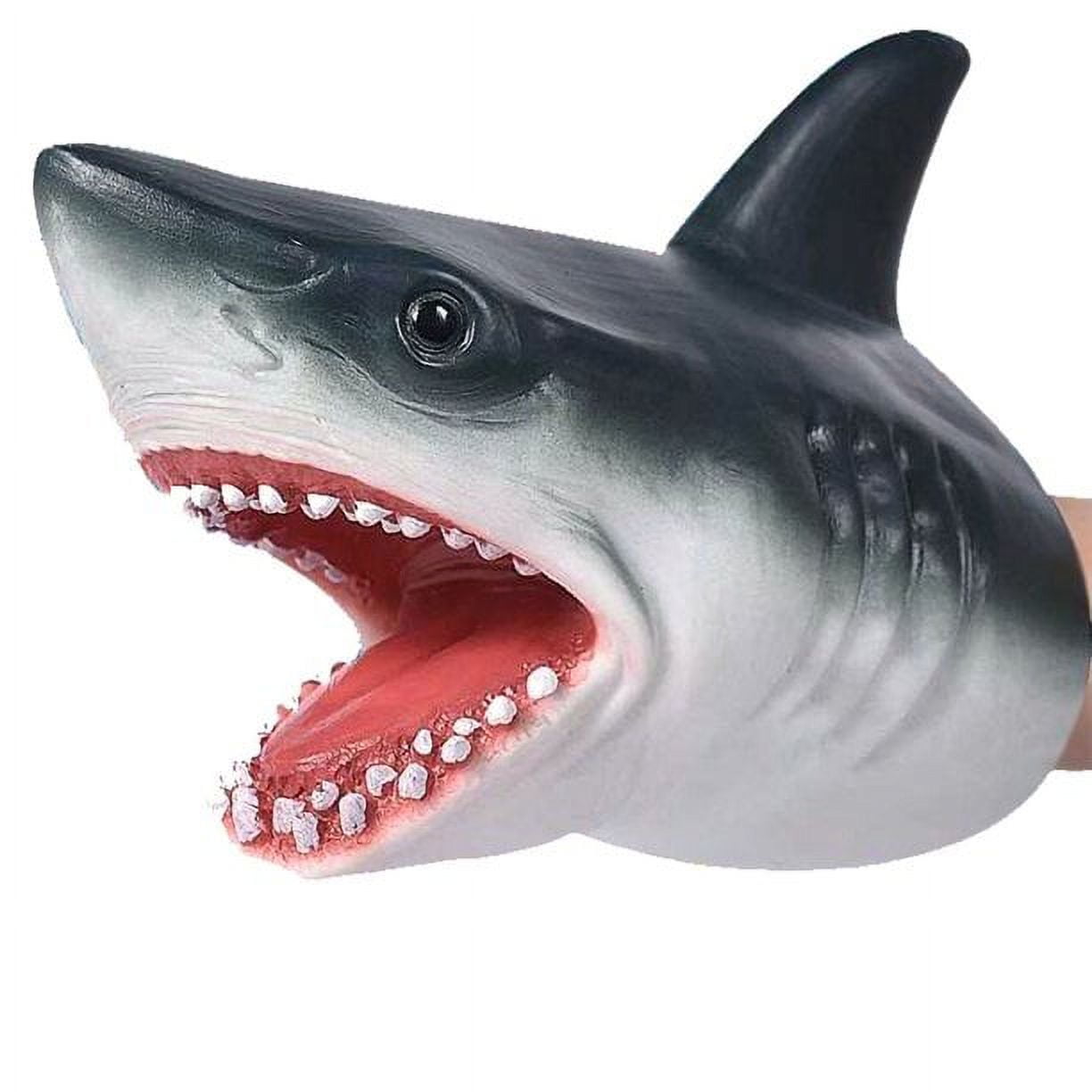 11.8 '' Peluche Shark Hand Puppet avec bouche mobile ouverte pour