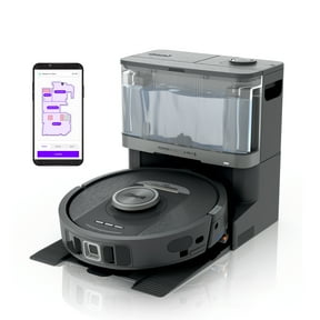 Shark PowerDetect 2-in-1 Robot Vacuum & Mop, NeverTouch Base 60-Day, Pet Friendly, StainDetect, RV2820YE