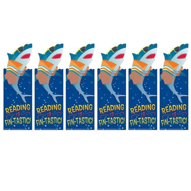 Shark Reading is Fin-Tastic Bookmarks - Pack of 6