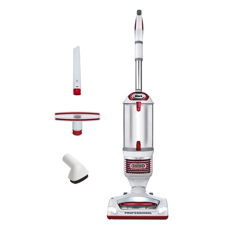 Shark Rotator Professional Lift-Away Upright Vacuum, Pet Friendly, HEPA Filter, Swivel Steering, NV501 White/Red