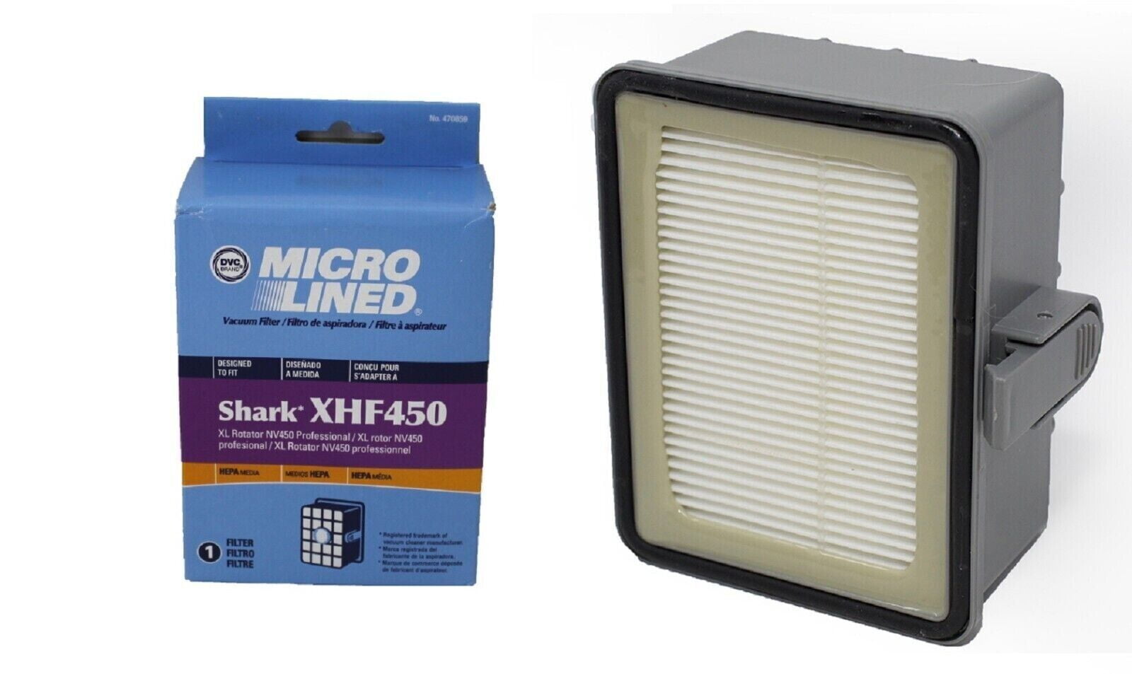 Shark Rotator Professional Vacuum Hepa Filter XHF450, NV450, NV480 F674