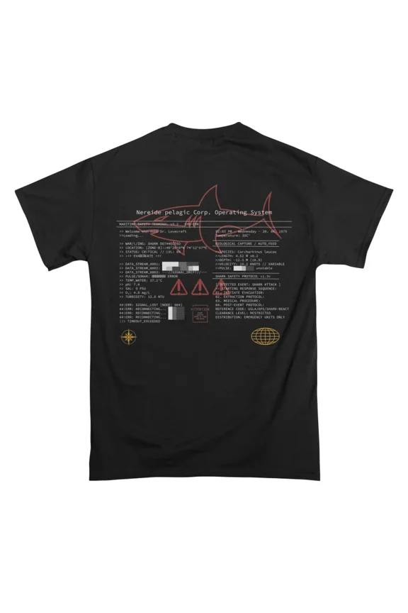Shark Safety Protocol T-Shirt Tee Gift For Him Merch For Her Apparel For Friend