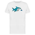 thumbnail image 1 of Shark Scaring Tiny Fish Tee Men's -Image by Shutterstock, 1 of 2