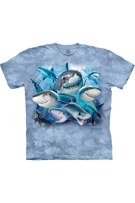 Shark Selfie Classic All Over Print Unisex T-Shirt Tee Sweatshirt Hoodie Tank Top