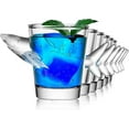 thumbnail image 1 of Shark Shot Glasses Set of 6 – 2oz Unique Animal-Shaped Glass Cups for Parties, Bartending, Home Bar & Gift Ideas – Durable, Dishwasher Safe & Fun Drinking Accessories, 1 of 3