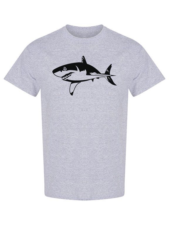 Shark Silhouette  T-Shirt Men -Image by Shutterstock, Male Small