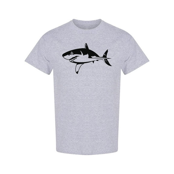 Shark Silhouette T-Shirt Men -Image by Shutterstock, Male x-Large