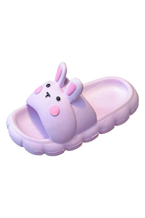 Shark Slippers Size 1 Girls Bow Slippers Cute Flip Flops Summer Cushion Thick Sole Large Bow Kawaii Platform Cloud Slides Home Sandals