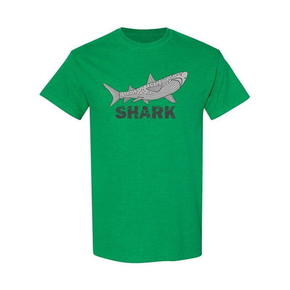 Shark Slogan Tee Men's -Image by Shutterstock