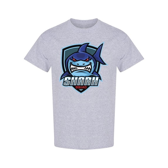Shark Sport Mascot Design T-Shirt Men -Image by Shutterstock, Male Large