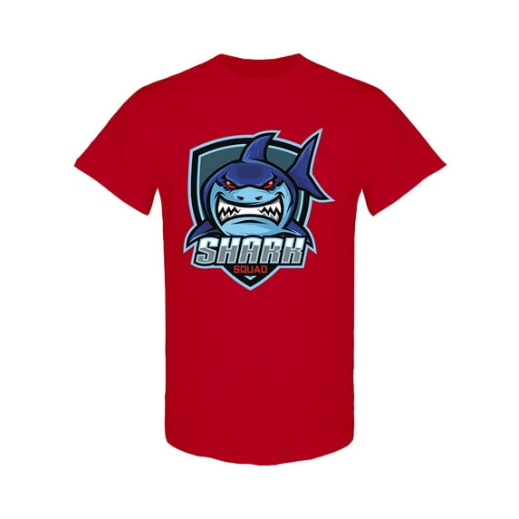 Shark Sport Mascot Design T-Shirt Men -Image by Shutterstock, Male x-Large