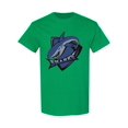 thumbnail image 1 of Shark Sport Mascot T-Shirt Men -Image by Shutterstock, Male Large, 1 of 2
