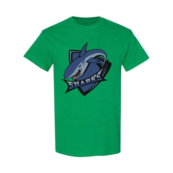 Shark Sport Mascot T-Shirt Men -Image by Shutterstock, Male Small
