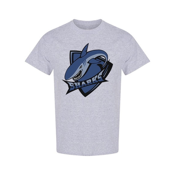 Shark Sport Mascot T-Shirt Men -Image by Shutterstock, Male x-Large