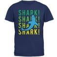 thumbnail image 1 of Shark Stacked Repeat Mens T Shirt Metro Blue LG, 1 of 1