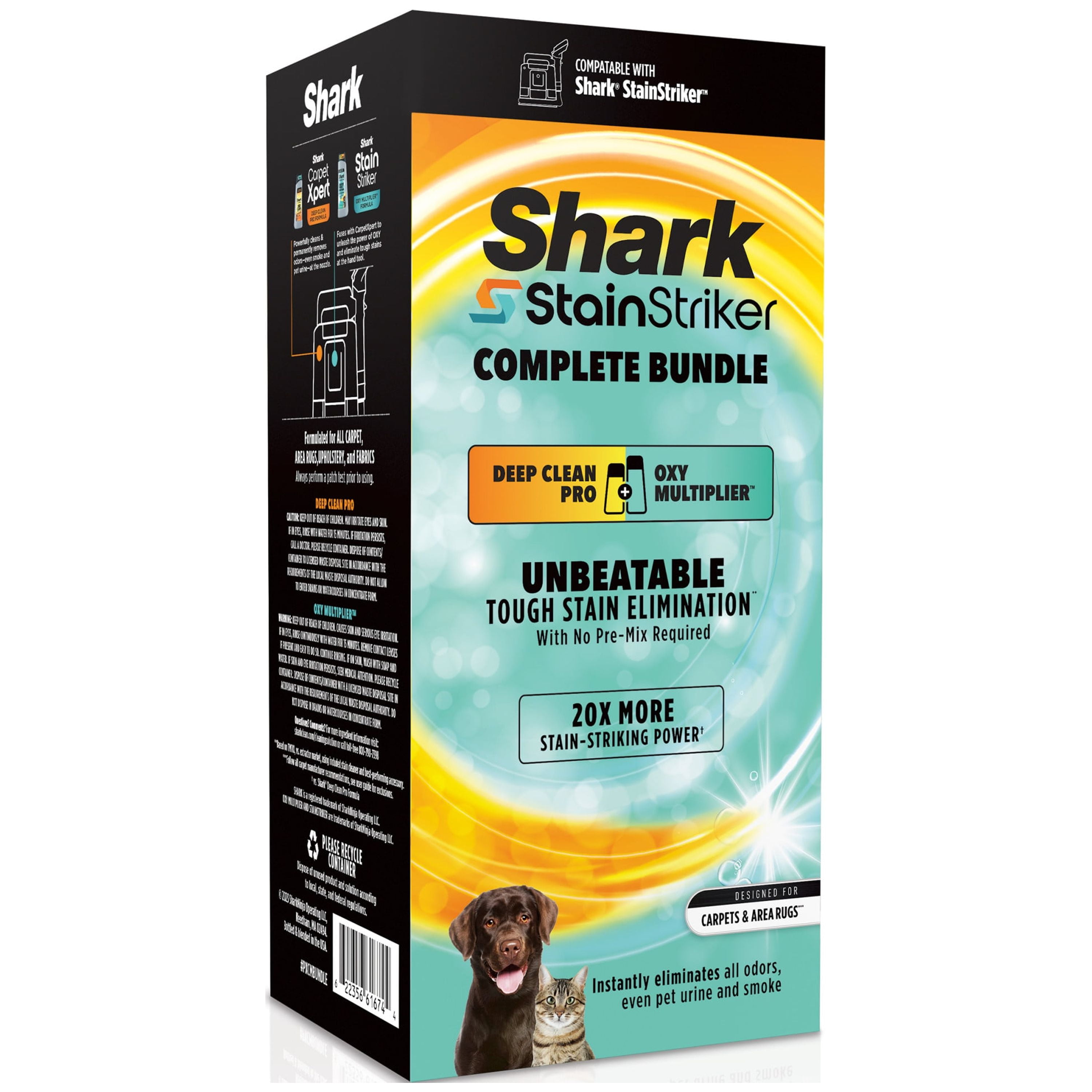 Shark StainStriker Complete Bundle for Shark StainStriker Portable Cleaners, For Use On Carpets