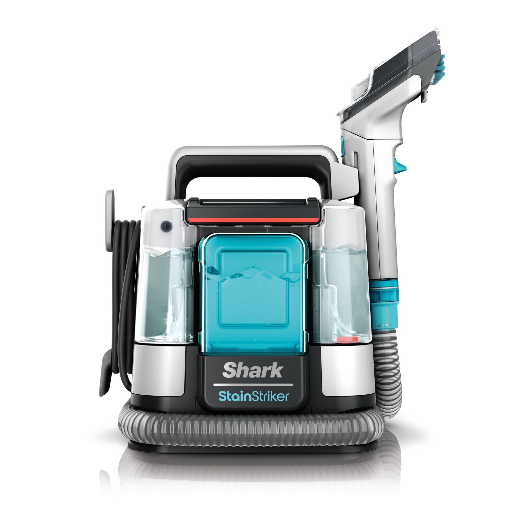 Shark StainStriker Portable Carpet, Upholstery & Area Rug Cleaner, Pet Friendly, Stain & Odor Remover, Perfect for Car Interiors, 3 Tools, PX201 White
